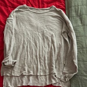 Cream coloured light-weight sweater, size Large